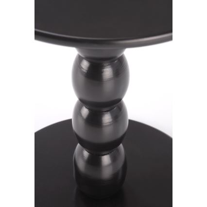 Table basse CIRILA, Ø 40 cm, noire