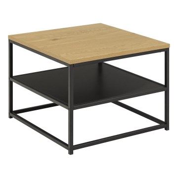 Table basse CORA chêne/noir