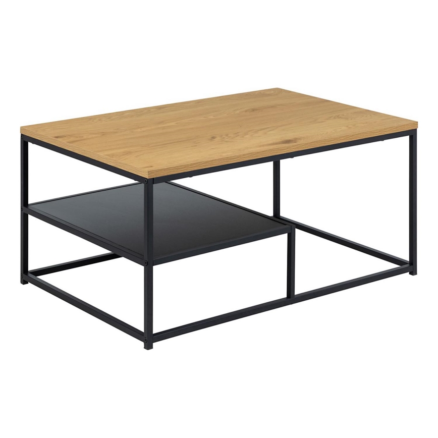 Table basse CORA chêne/noir