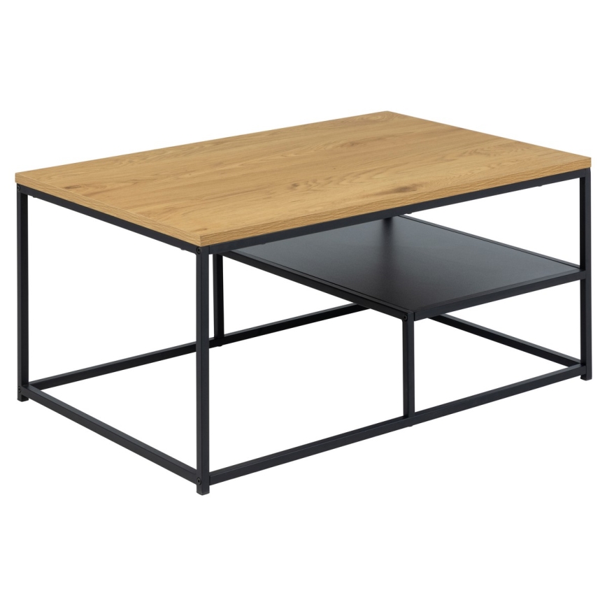Table basse CORA chêne/noir