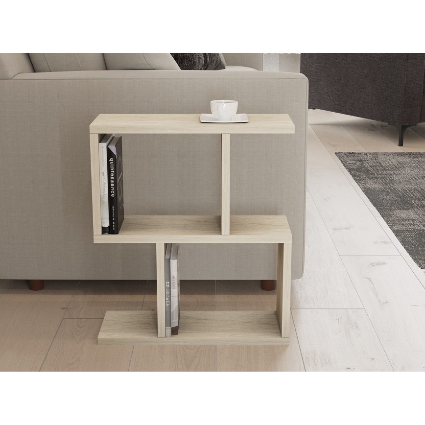 Table basse CROS décor marbre beige