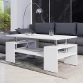 Table basse CUBE 50x110 cm blanc