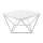 Table basse CURVED 60x60 cm blanc