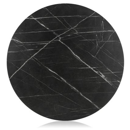 Table basse DIAMOND 40x70 cm doré/noir/blanc