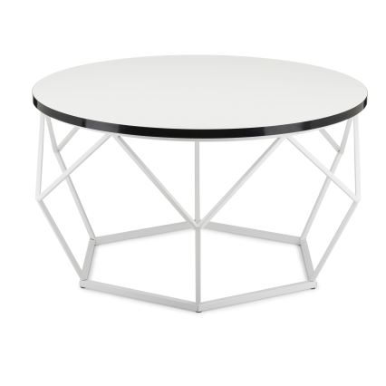 Table basse DIAMOND 40x70 cm noir/blanc