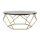 Table basse DIAMOND 41,5x90 cm dorée/noire