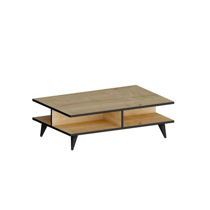 Table basse DIAMOND marron/noire