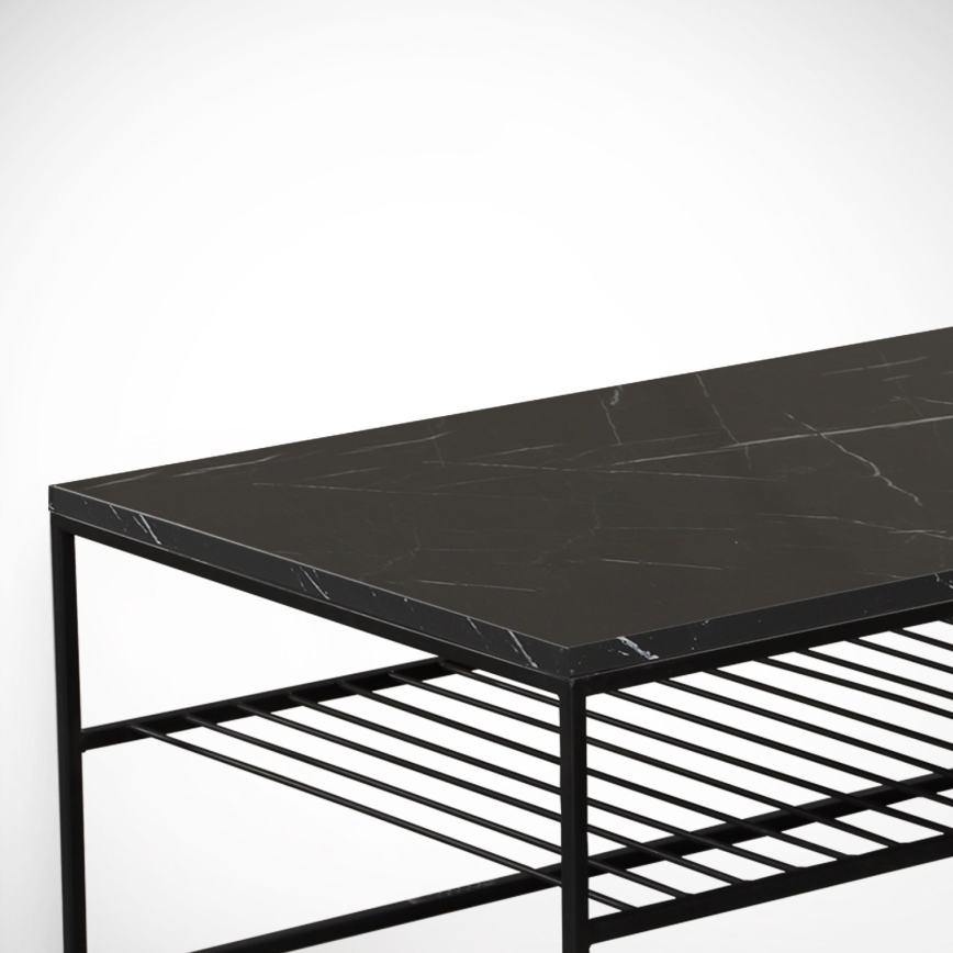 Table basse ETNA 43x95 cm noire