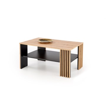 Table basse FORMA 110 x 65 cm marron/noir