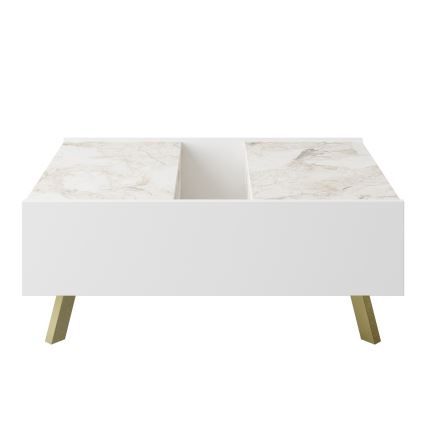 Table basse FRIDA 63x90 cm blanc