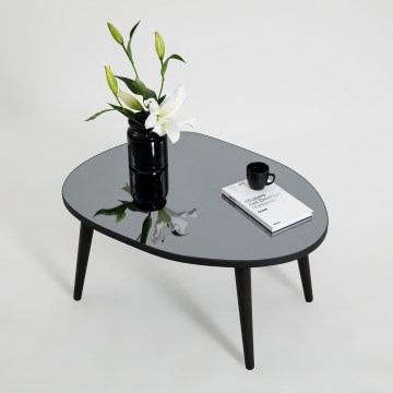 Table basse GUSTO 38x75 cm noir