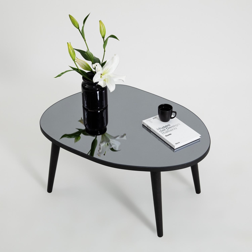 Table basse GUSTO 38x75 cm noir