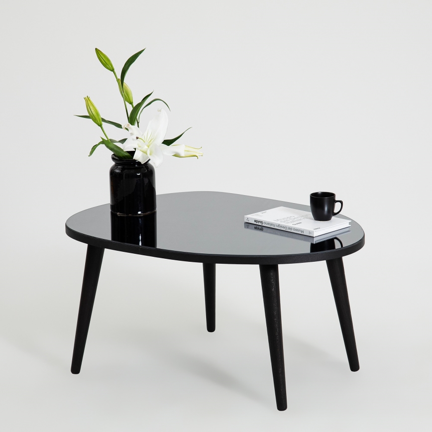 Table basse GUSTO 38x75 cm noir
