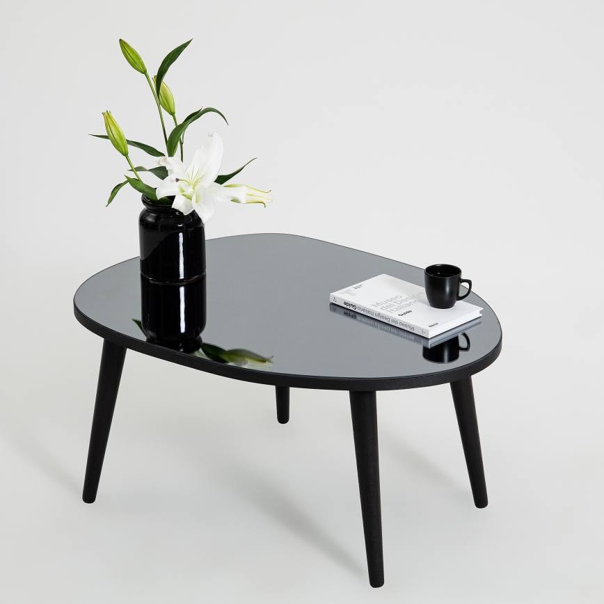 Table basse GUSTO 38x75 cm noir
