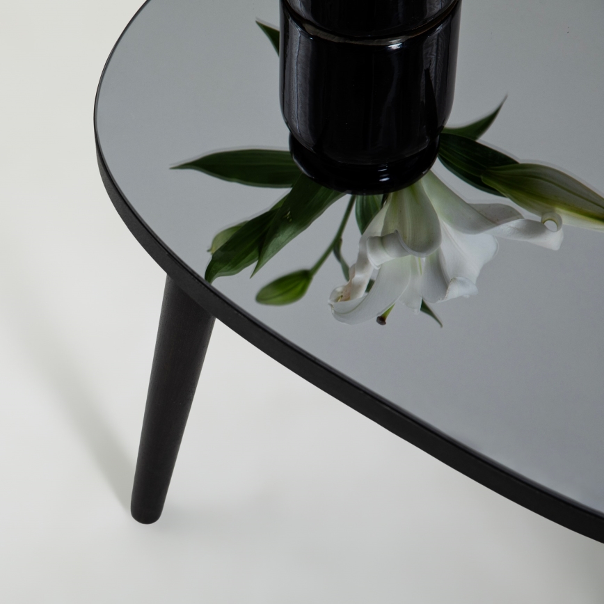 Table basse GUSTO 38x75 cm noir