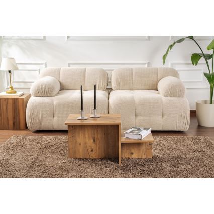 Table basse HARMONY 40x80 cm pin atlantic