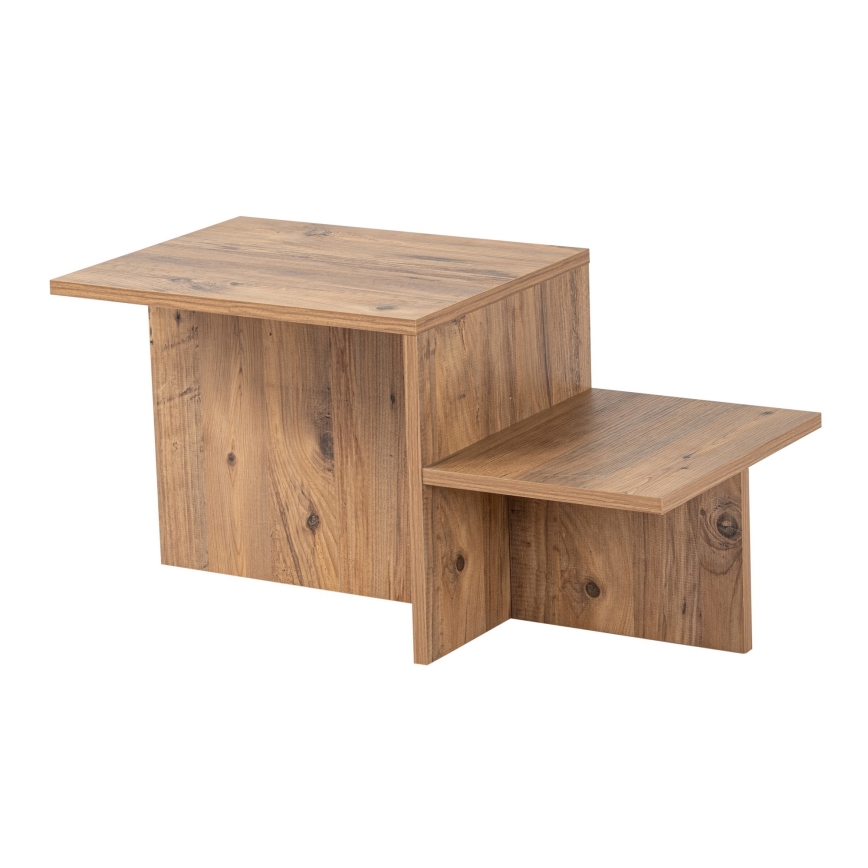 Table basse HARMONY 40x80 cm pin atlantic