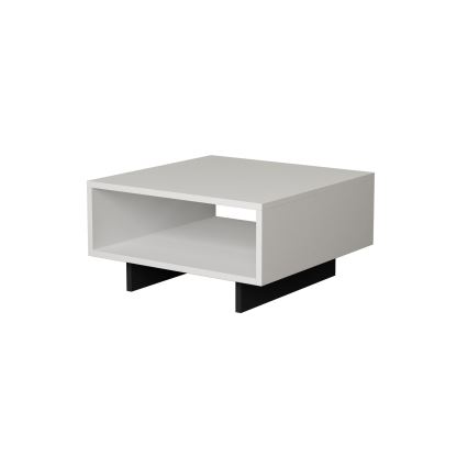 Table basse HOLA 32x60 cm blanche/noire