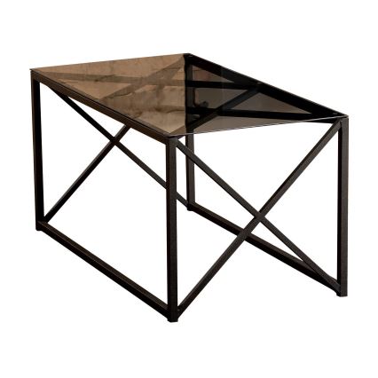 Table basse ILIOMAR 46,6x94 cm noir