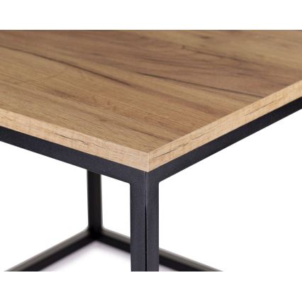 Table basse KVADRATO 50x61 cm noir