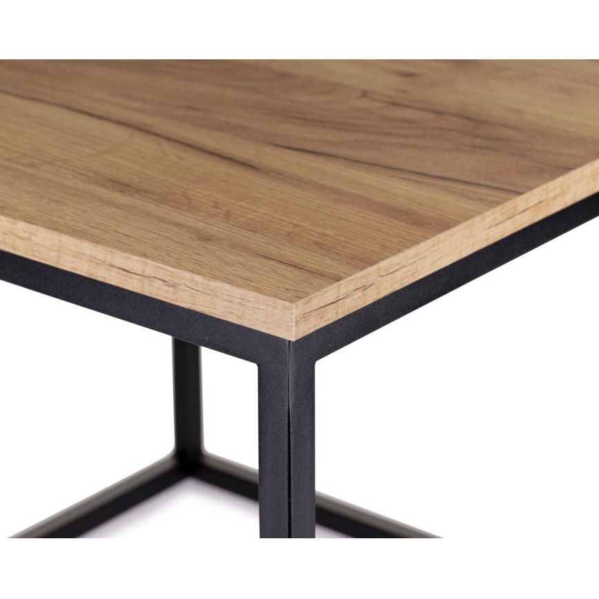 Table basse KVADRATO 50x61 cm noir