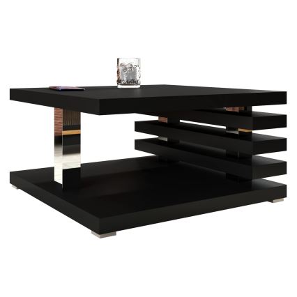 Table basse KYOTO 31x60 cm mat noir