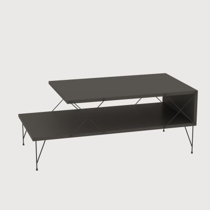 Table basse LOIRE 40x100 cm anthracite