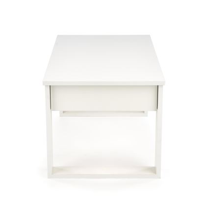 Table basse avec tiroirs NEA 52x110 cm blanc