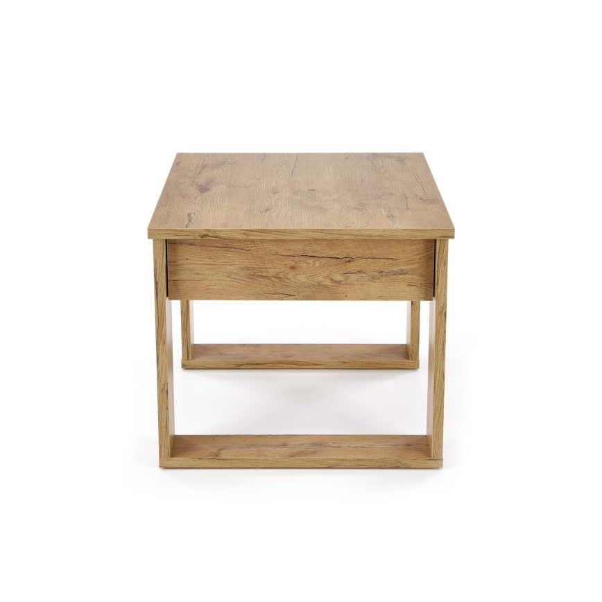 Table basse avec tiroir NEA 52x60 cm chêne wotan