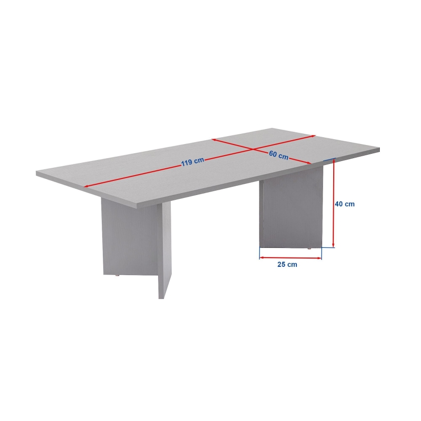 Table basse NEL 119x60 cm beige