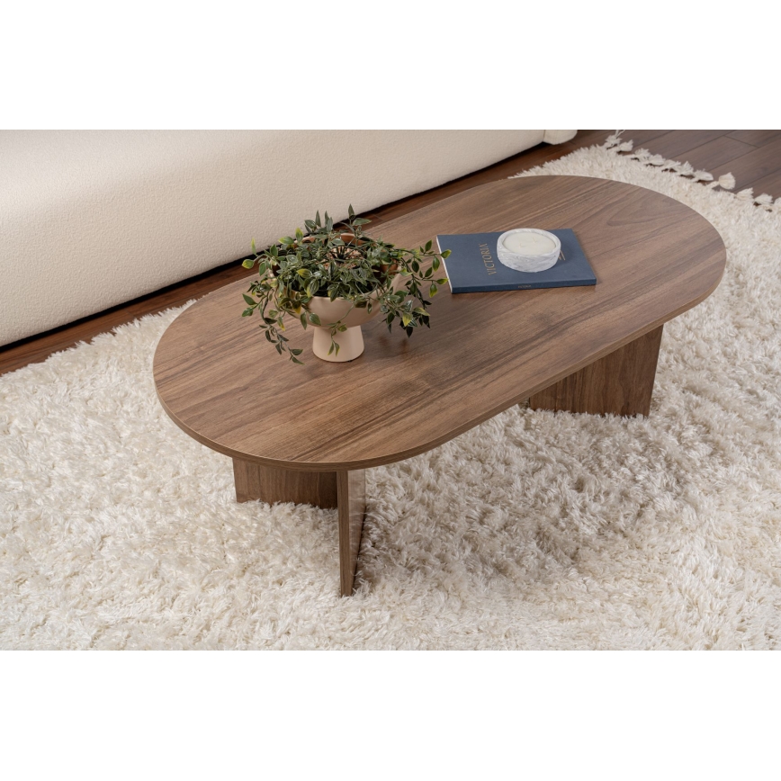 Table basse NEL en noyer
