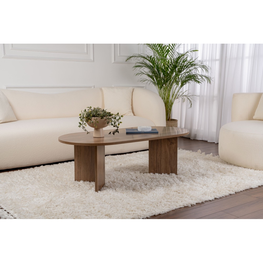Table basse NEL en noyer