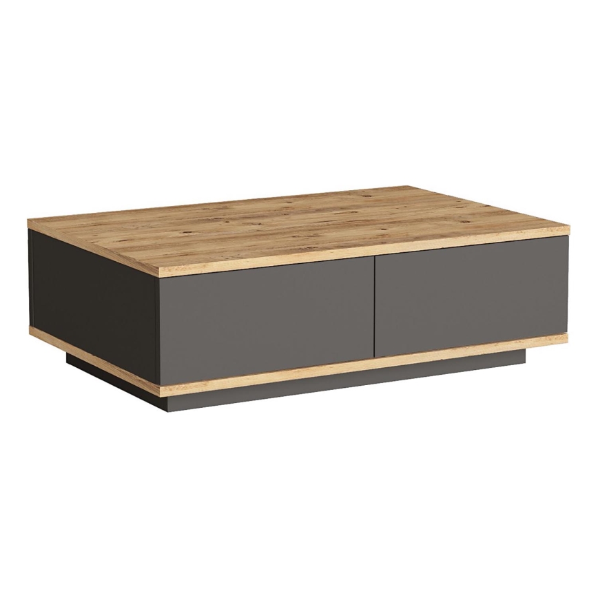 Table basse NEL pin/anthracite