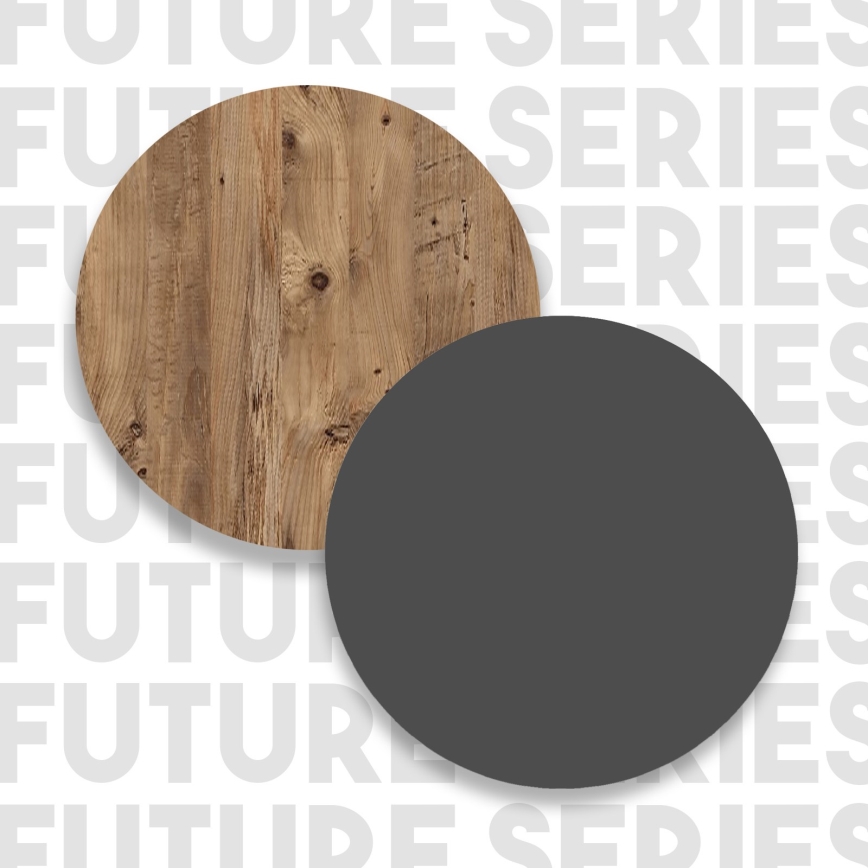 Table basse NEL pin/anthracite