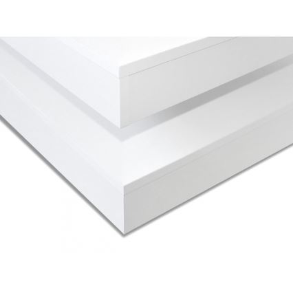 Table basse NENANI 34x70 cm blanc/chêne wotan