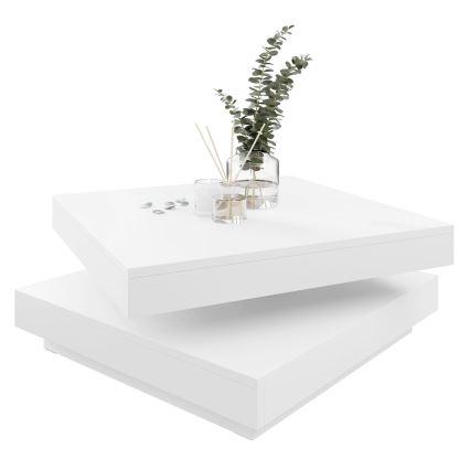 Table basse NENANI 34x70 cm blanc