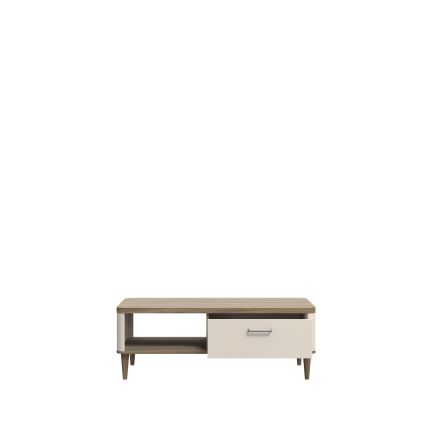 Table basse NOR marron/beige