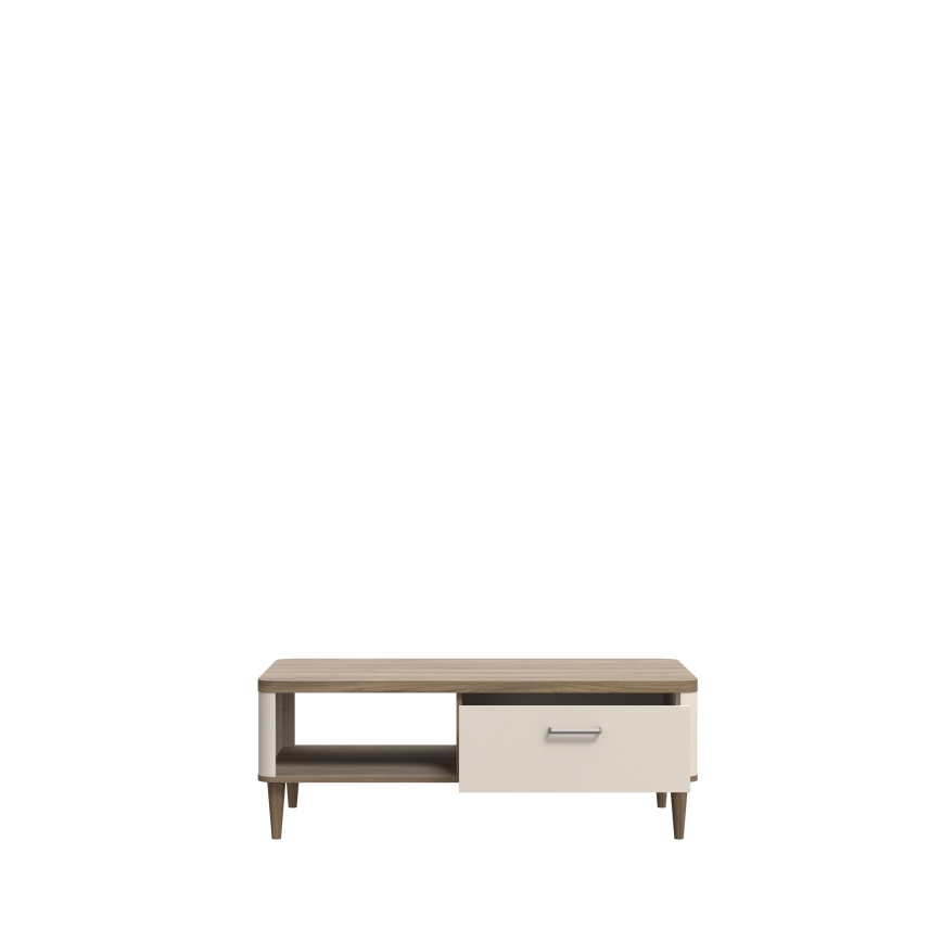 Table basse NOR marron/beige