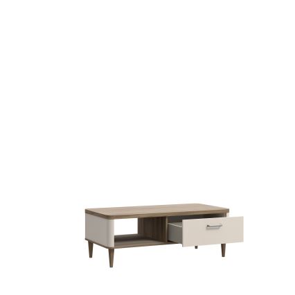 Table basse NOR marron/beige