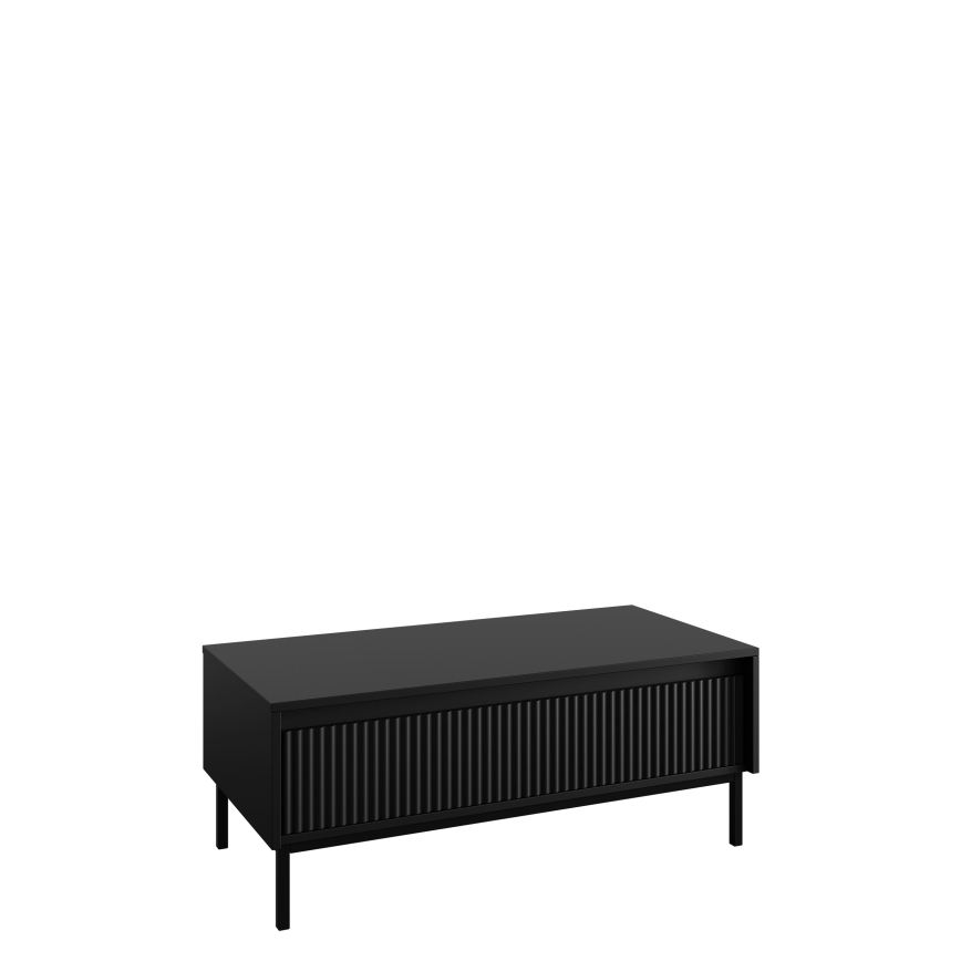 Table basse OZMI 40x100 cm, noire