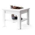 Table basse pliable avec étagère LIA blanc