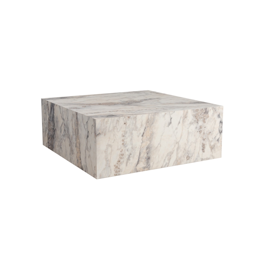 Table basse PRIZMA 90 x 90 cm en marbre