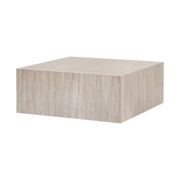 Table basse PRIZMA 90x90 cm beige