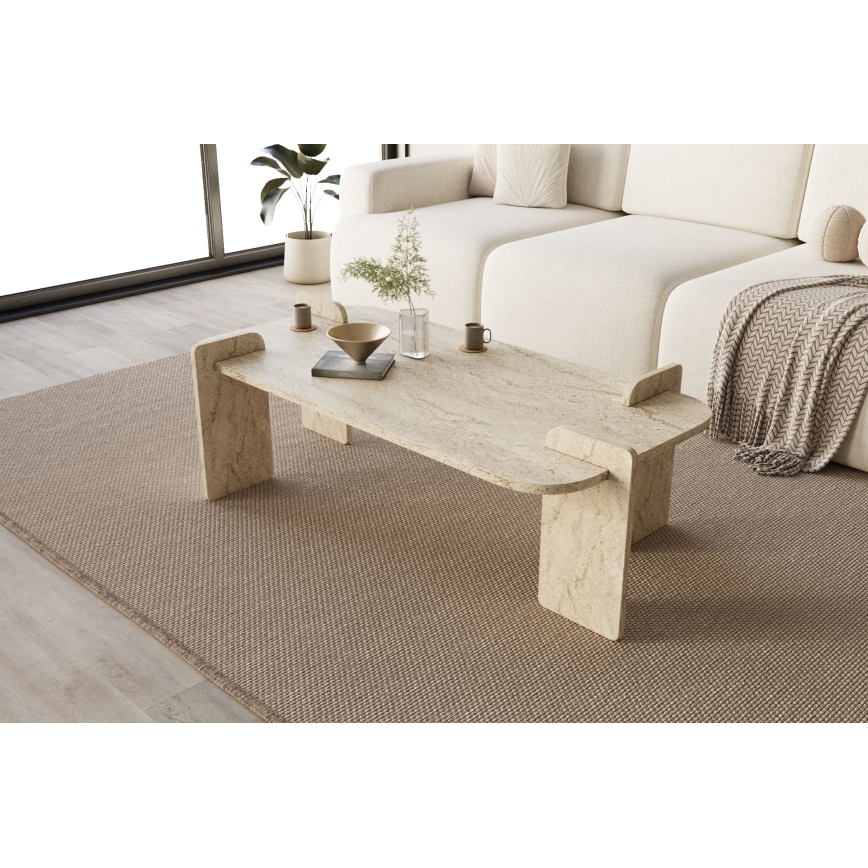 Table basse PURO 120 x 60 cm beige