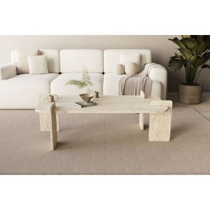 Table basse PURO 120 x 60 cm beige