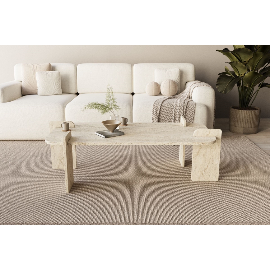 Table basse PURO 120 x 60 cm beige