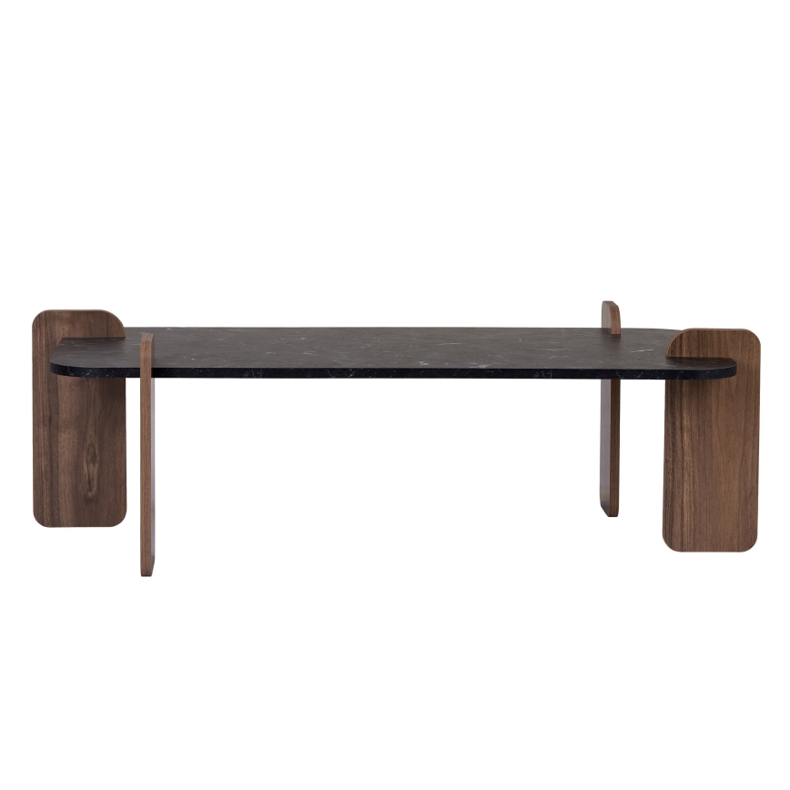 Table basse PURO 120x60 cm noyer/noir