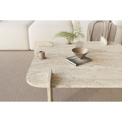 Table basse PURO 90x90 cm beige