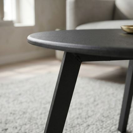 Table basse REVE 40x70 cm noire