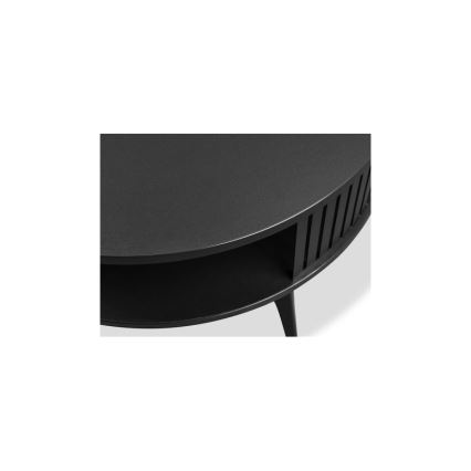 Table basse ROENNI 44x75 cm noir/blanc
